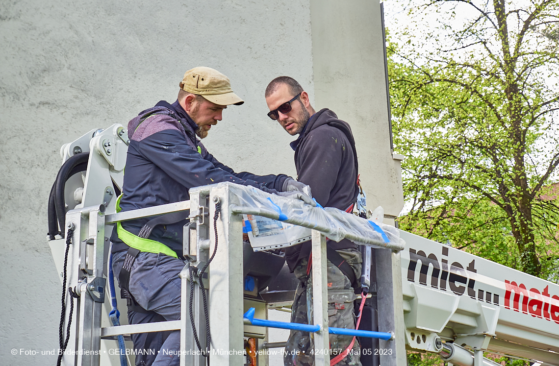 05.05.2023 - Graffiti am Karl-Marx-Ring 75 in Neuperlach